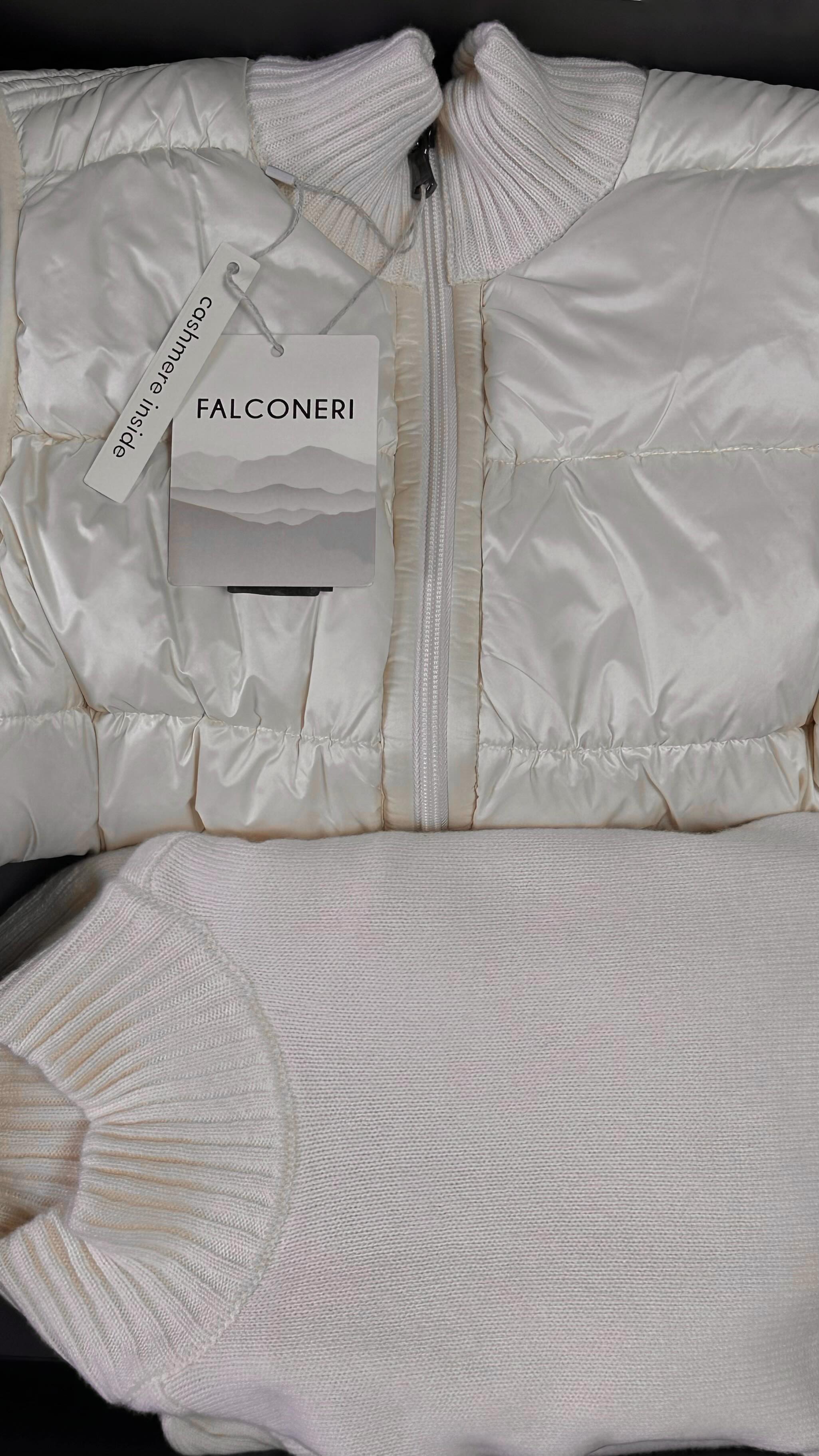 Instagram post by @carlacrnt for Falconeri. Caption reads: Autumn is officially here, and nothing beats the....