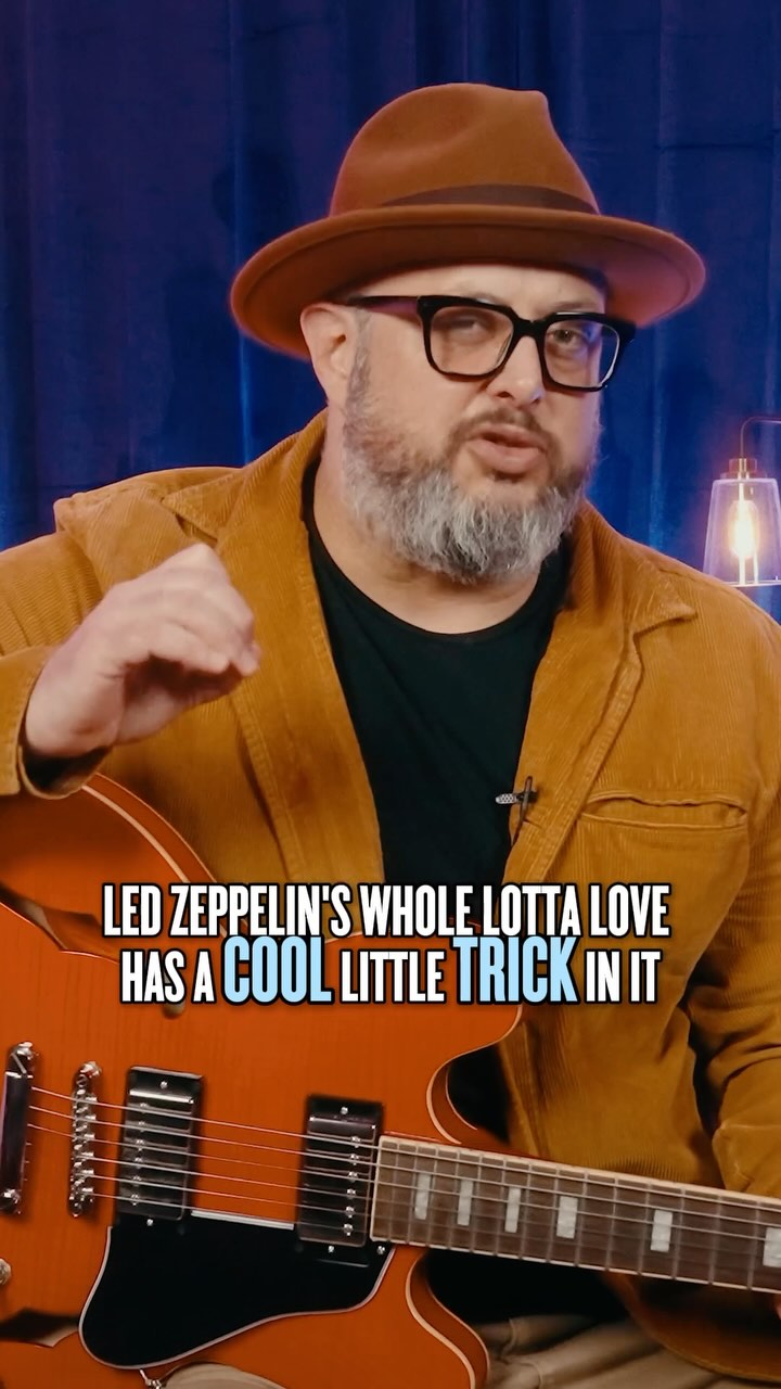 Instagram post by @martyschwartz for BandLab. Caption reads: Learn the REAL WAY to Play Led Zeppelin’s Whole....