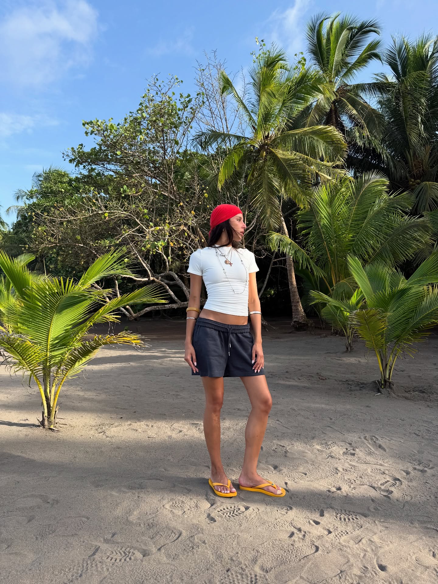 Instagram post by @maina for Adanola. Caption reads: somewhere in costa rica @adanola 

collaboration....