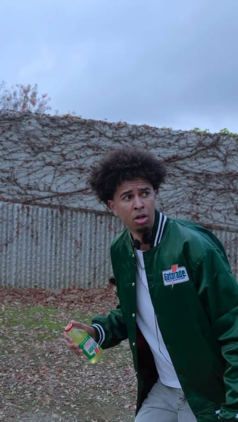 Instagram post by @lsk for Gatorade. Caption reads: [...] the upside down with the 80s themed....