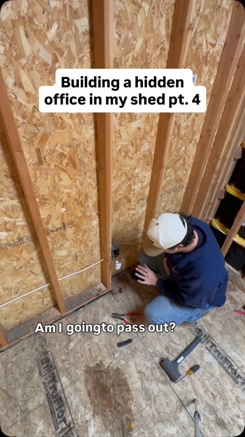 Instagram post by @caleb.dailyy for Milwaukee Tool. Caption reads: These project are beating me up! 

But it’s all....