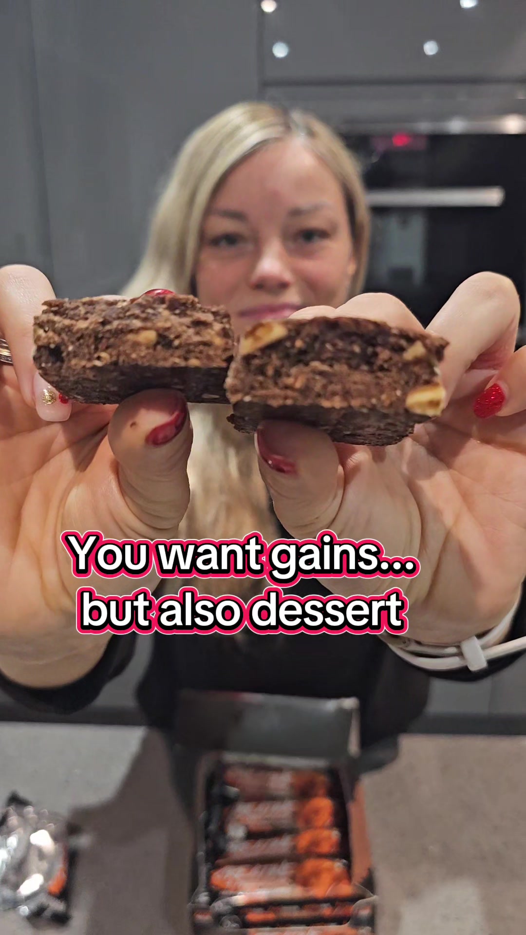 TikTok post by @vitalijadalziel for WarriorSupps. Caption reads: Proof that supplements don't have to taste like....