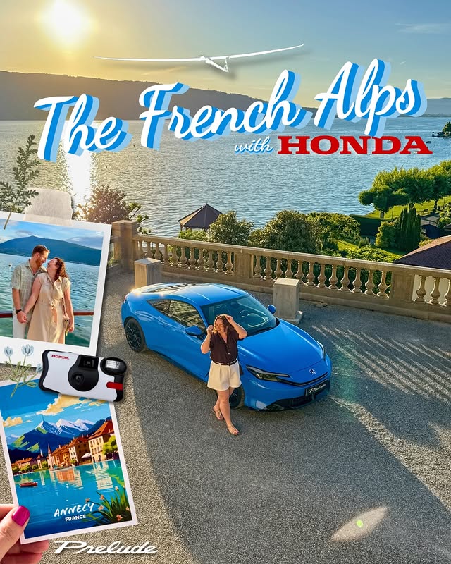 Instagram post by @brogantatexo for Honda Philippines, Inc.. Caption reads: ad Here’s how we spent 3 days in Annecy with....