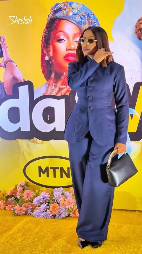 Instagram post by @sheebahricherthisyear for MTN South Africa. Caption reads: Earlier this week, I had the honor of visiting the....