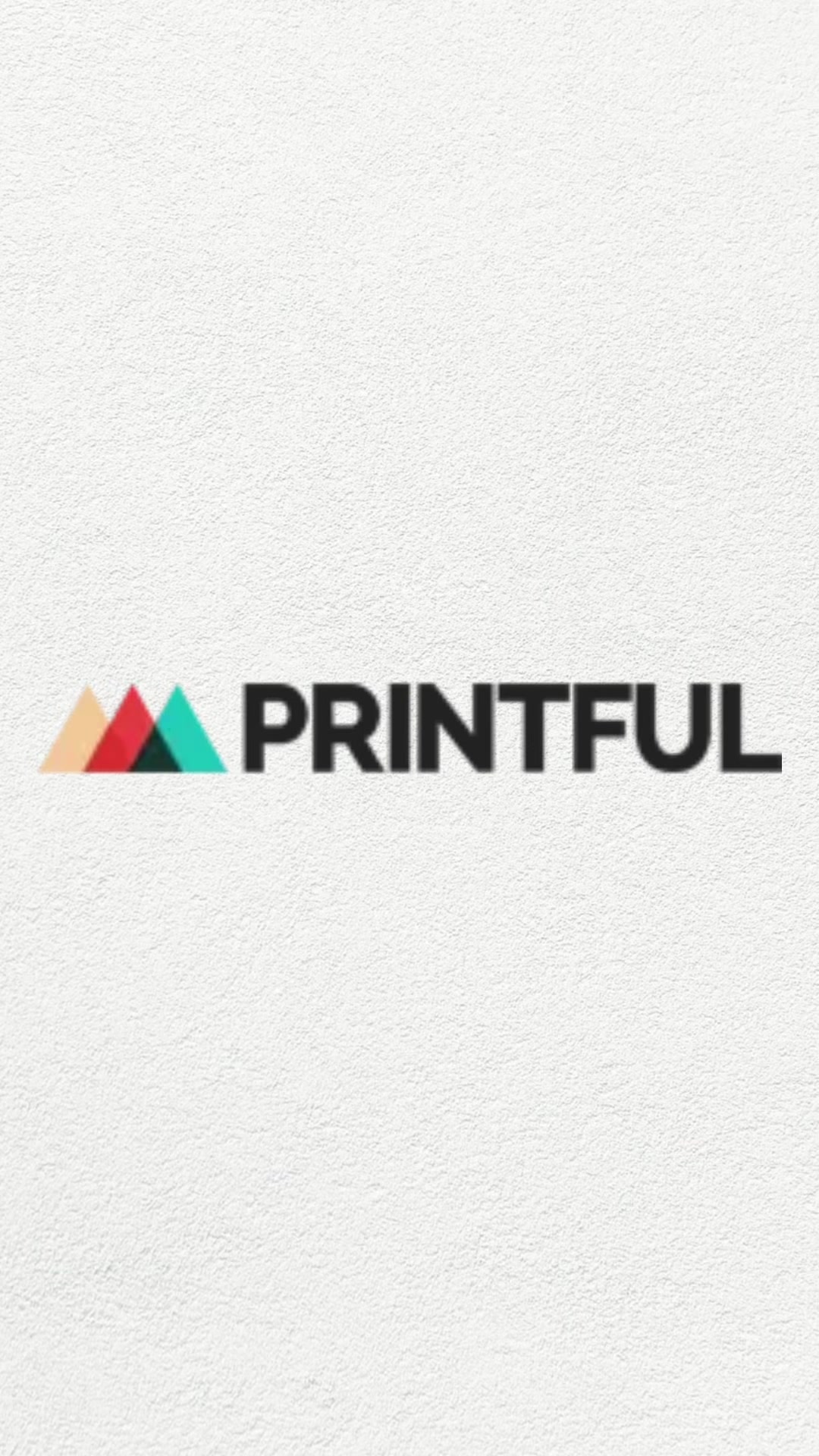 TikTok post by @criminal__acttv for Printful. Caption reads: Tape is too sticky @Printful #printful #art....