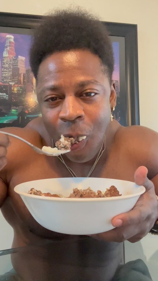 Instagram post by @breonma_ for TRIFECTA. Caption reads: What I’m eating in a day! 🍣 🥩 This is considered....