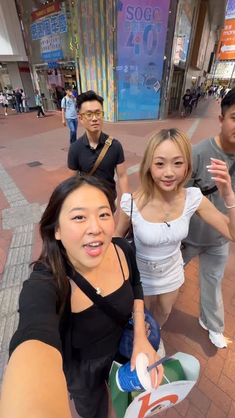 Instagram post by @jiny.maeng for Discover Hong Kong. Caption reads: [...] by this day... OFC it’s DESSERTS....