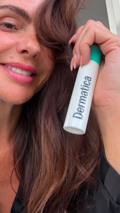 Instagram post by @missjenjomet for Dermatica. Caption reads: [...] you stick with it 🤍 I’ve been using....