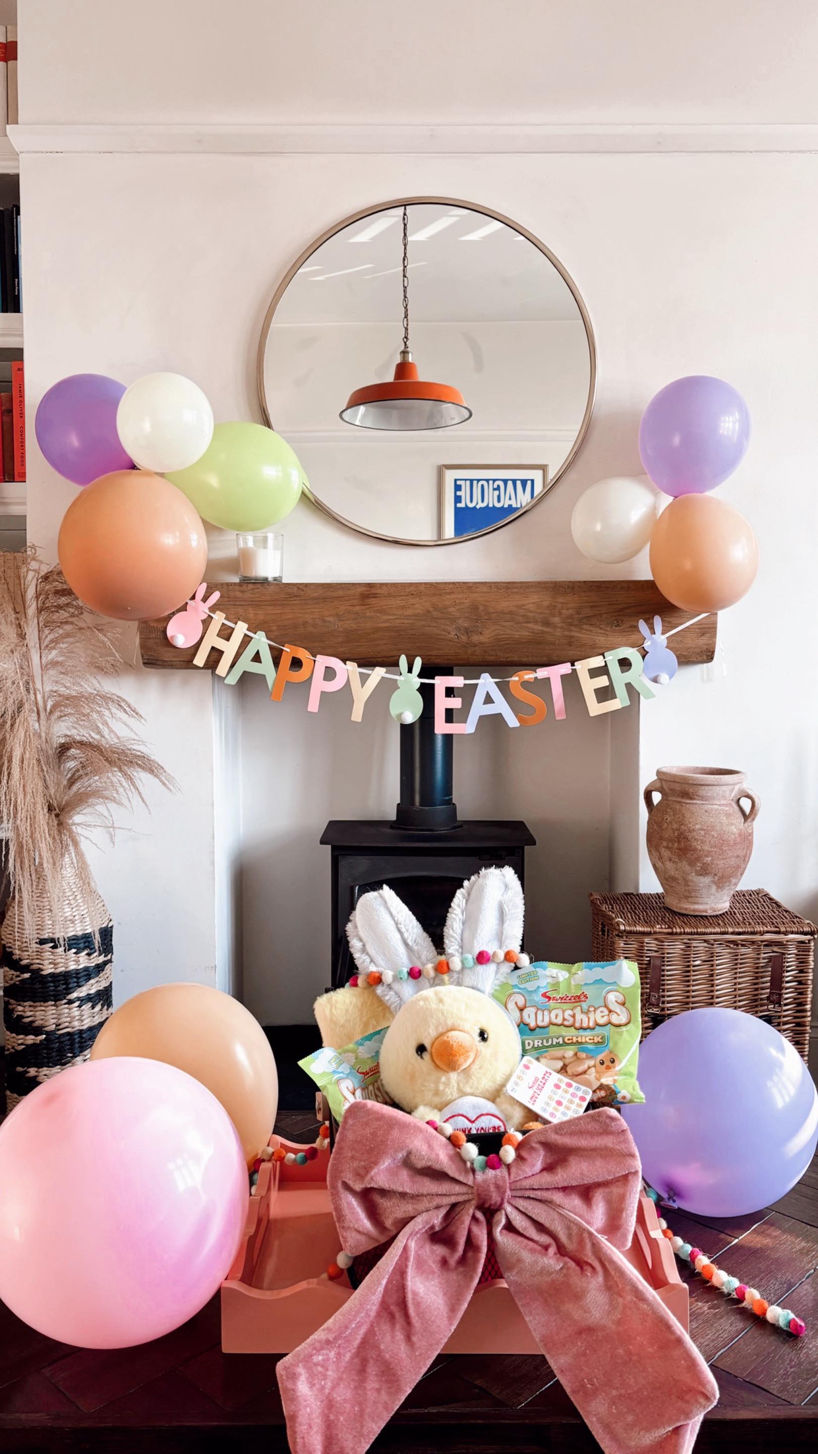 Instagram post by @hoppshouse for Swizzels. Caption reads: AD We are getting Easter ready with our favourite....