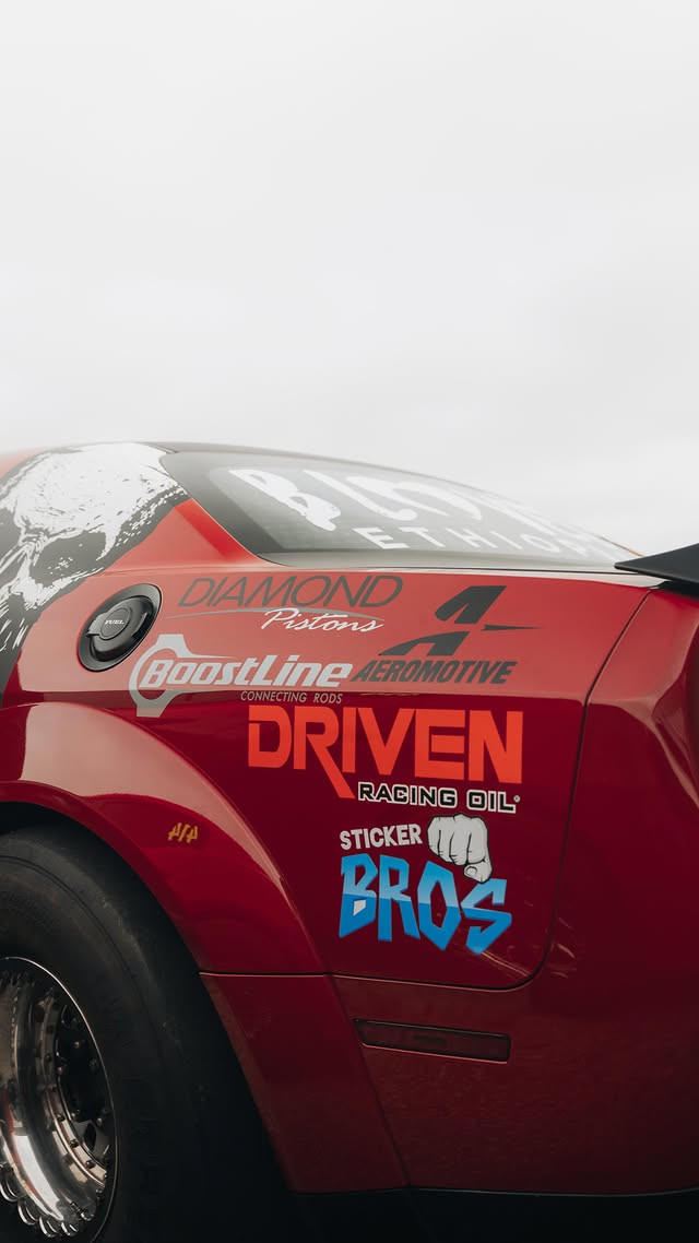 Instagram post by @bailys_hyperformance for Driven Racing Oil. Caption reads: Thank you to each and everyone one of our....