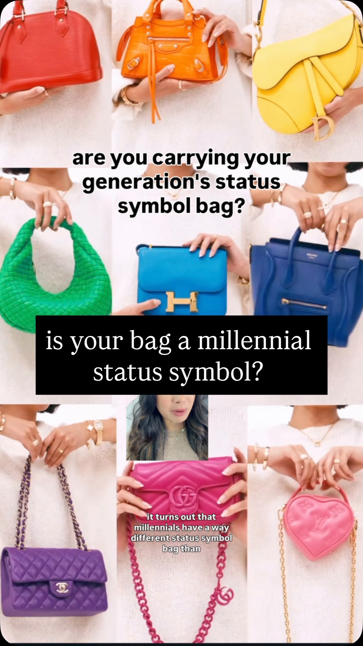 Instagram post by @themillennialtrendseeker for FASHIONPHILE. Caption reads: [...] best thing? 💅🛍️ breaking down the....