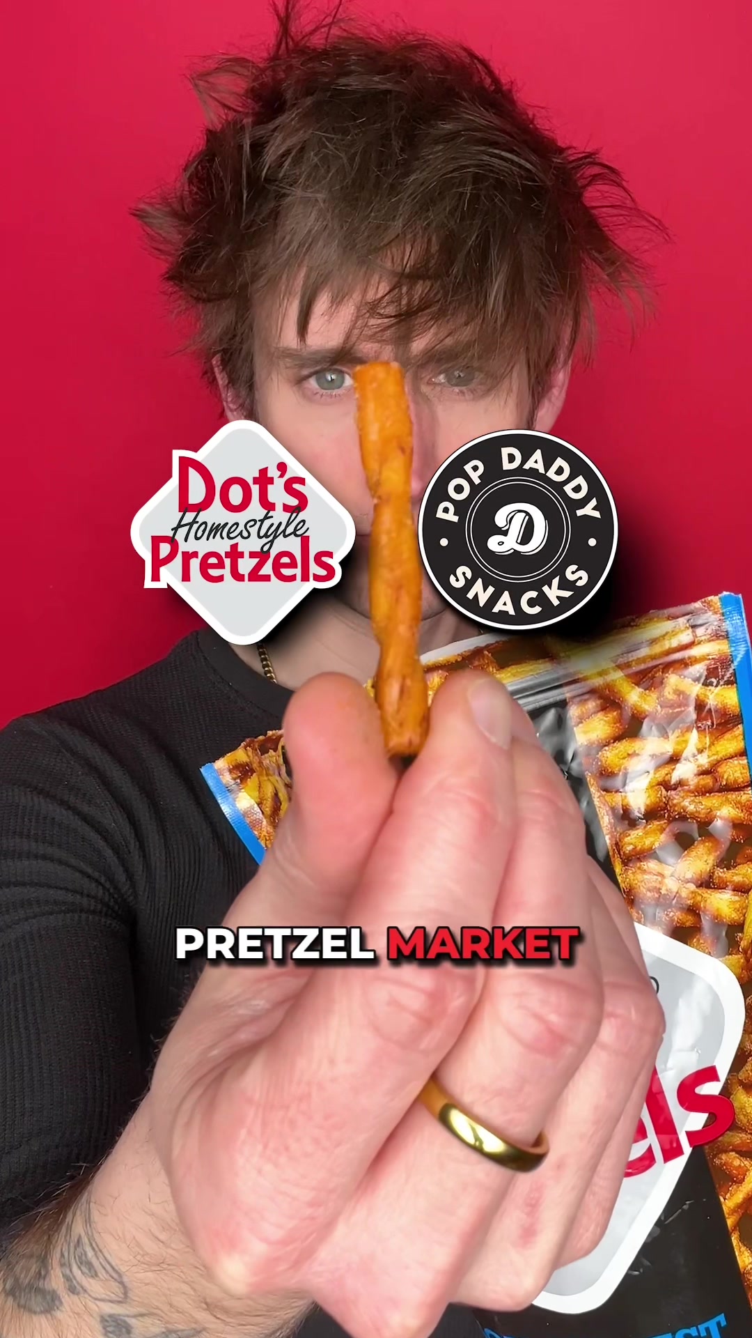 TikTok post by @dormroomdinners for Popdaddy Snacks. Caption reads: @Popdaddysnacks is on a huge Black Friday Sale 🫡....