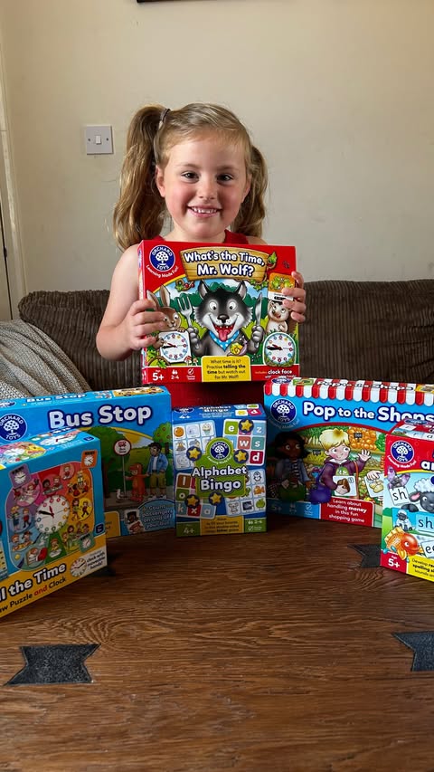 Instagram post by @mama_and_my_minis_ for Orchard Toys. Caption reads: [...] been having so much fun playing with....