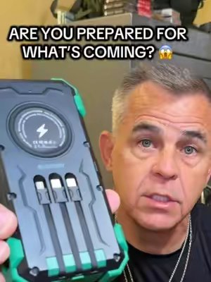 TikTok post by @pinger029 for Blavor. Caption reads: [...] #emergencysurvivalkit2026 @BLAVOR ENERGY.