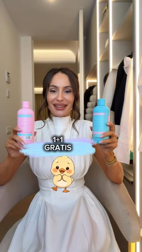 Instagram post by @simina.stroe for Hairburst. Caption reads: [...] reducere de pana la 60%🤩 la....