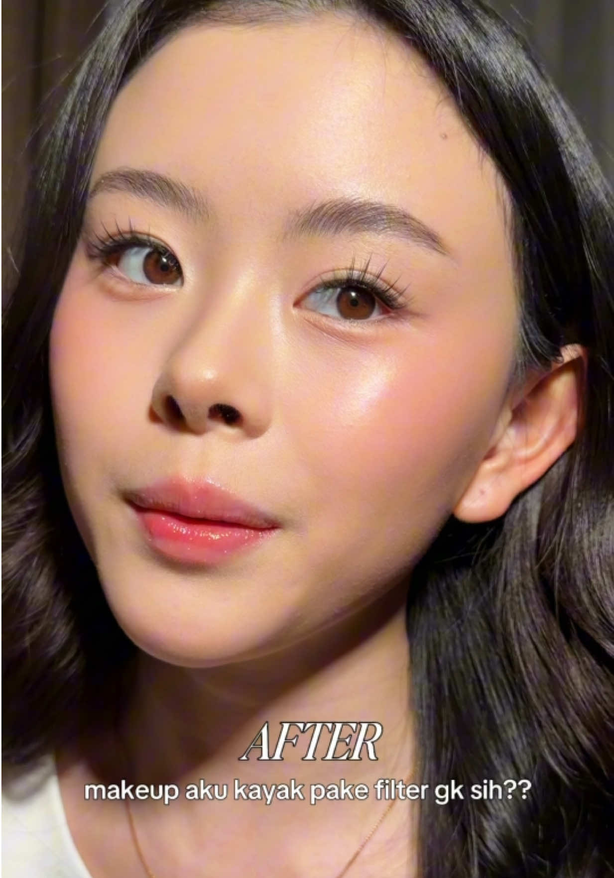 TikTok post by @clariceecutie for OTWOO Indonesia. Caption reads: one of my favorite primer dari @otwoo.id makeup....