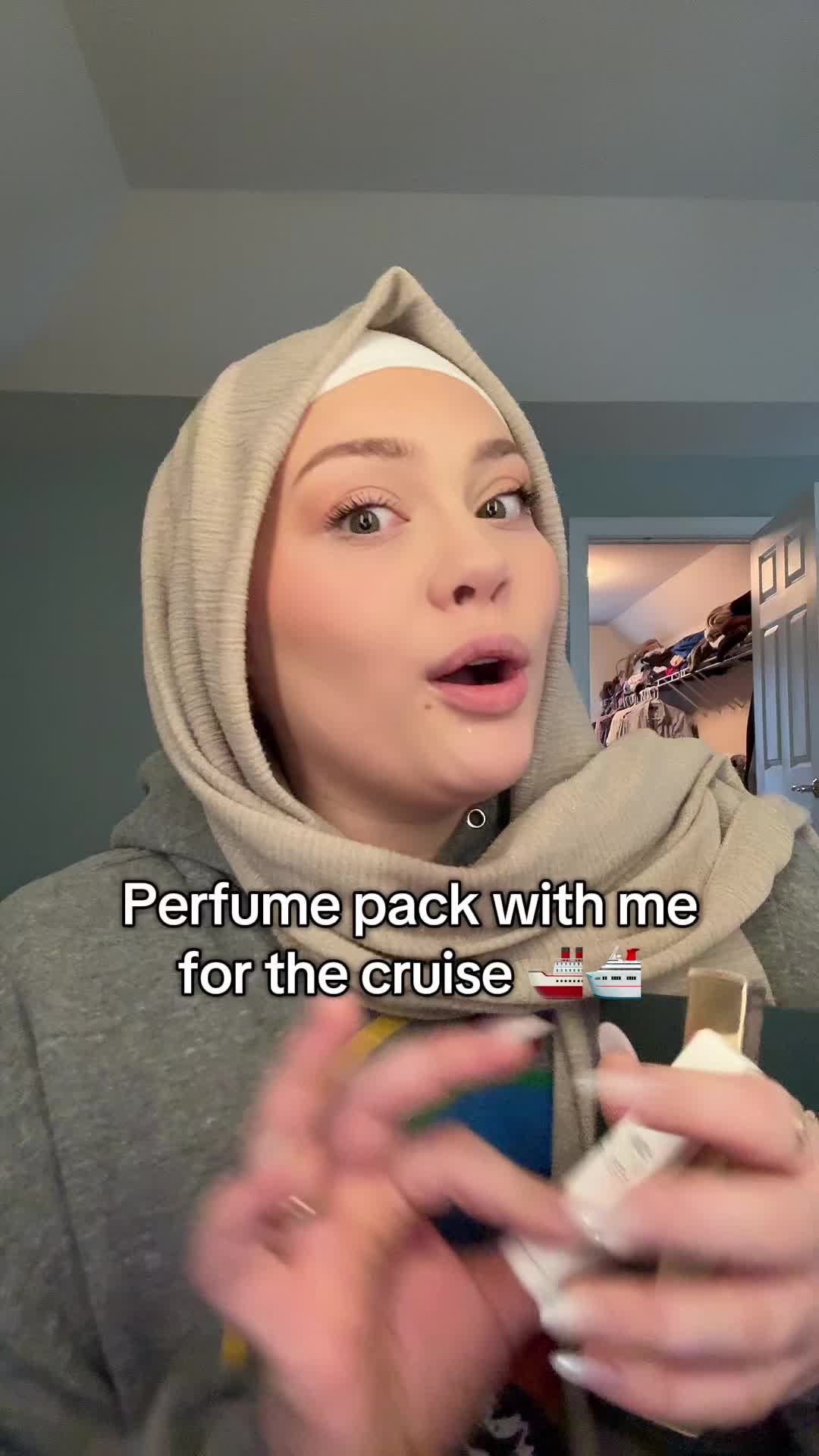 TikTok post by @omavery for Ellis Brooklyn. Caption reads: @Ellis Brooklyn @CN1 Fragrance @Hk perfumes inc....