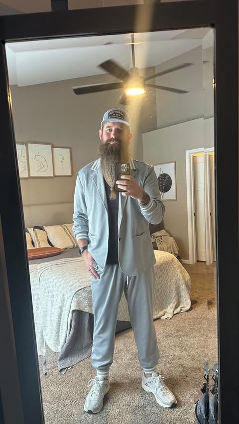 Instagram post by @dancbearded for COOFANDY. Caption reads: [...] livestream party by night! Shoutout to....