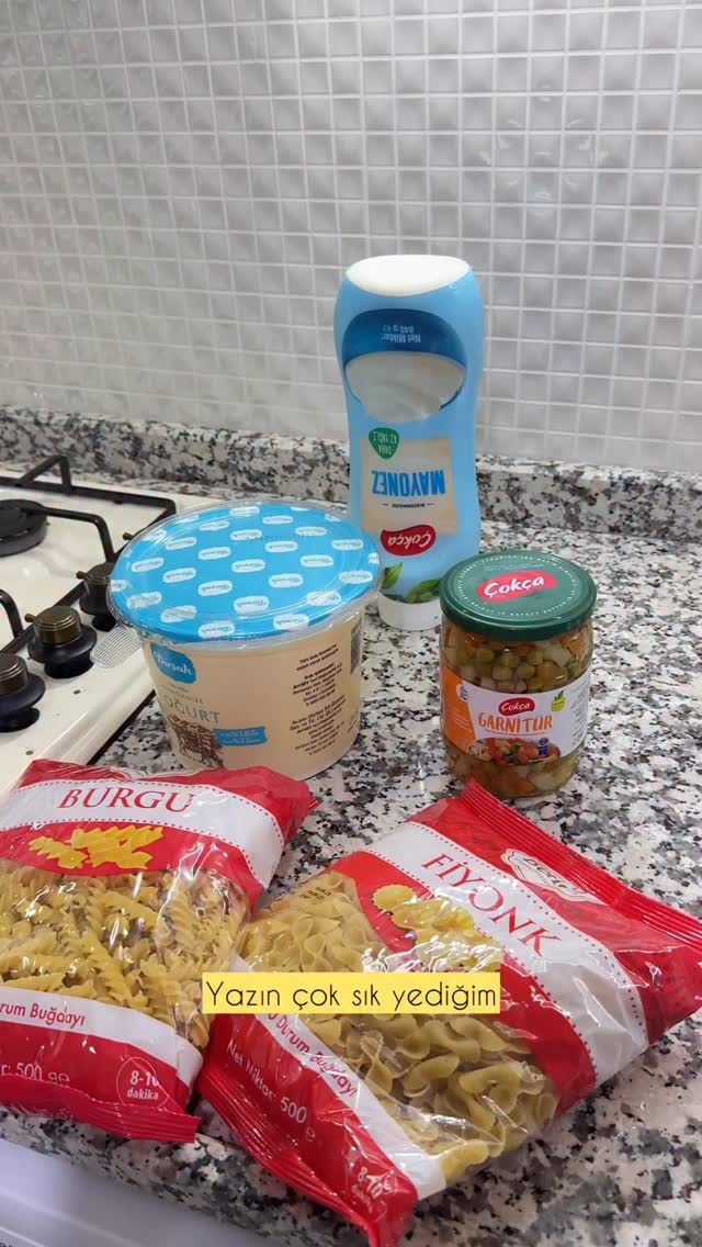 Instagram post by @busenuryarkar for A101. Caption reads: Bu havalarda yenilebilecek tek menüdür yoğurtlu....