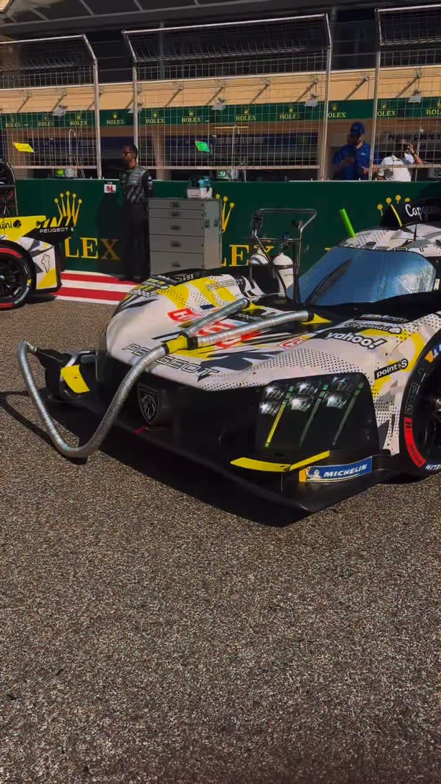 Instagram post by @bh9.3 for Peugeot. Caption reads: [...] spirit... living the WEC dream with....