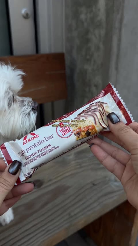 Instagram post by @jazminegarcia for Atkins. Caption reads: [...] you how important protein is (!!!!)....