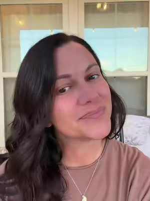 TikTok post by @cmoc_rn for Divi Scalp & Hair Health. Caption reads: @DIVI saves me time and money between color....