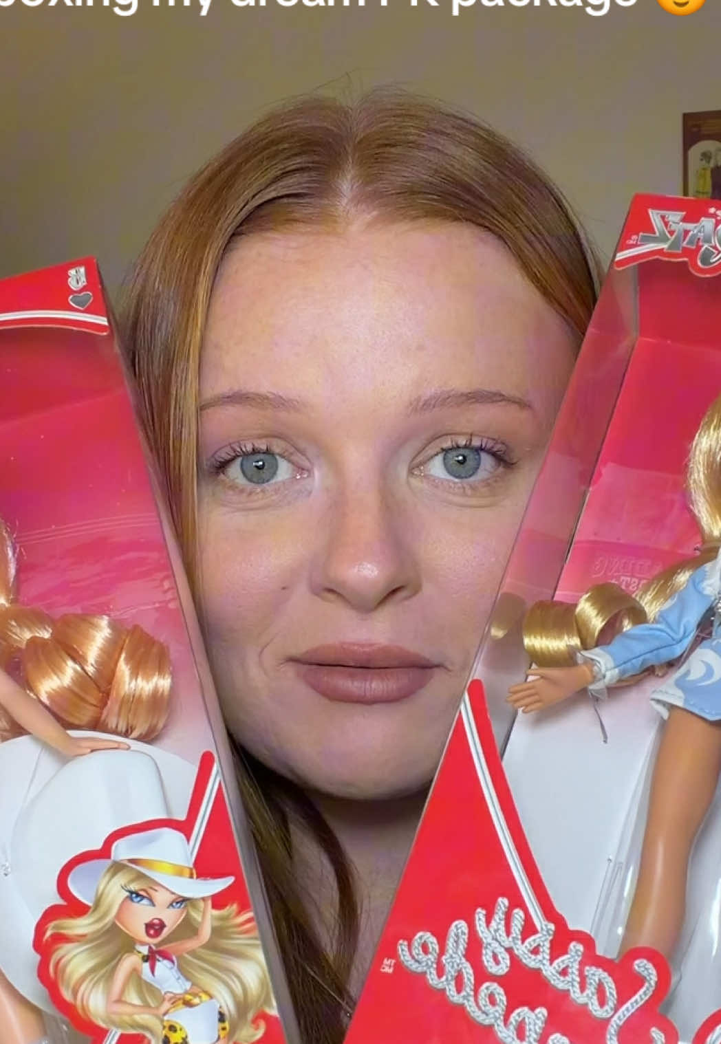TikTok post by @annabella.russ for Bratz. Caption reads: [...] how lucky I feel. What do you mean @bratz....