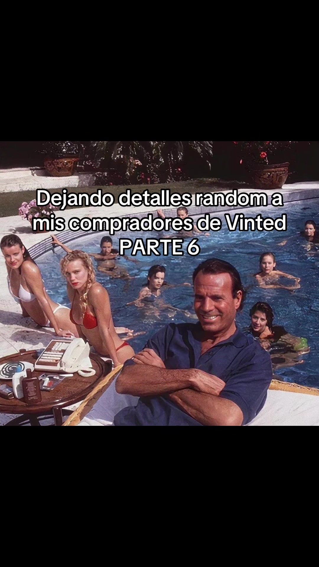 TikTok post by @davidbermeejoo for Vinted. Caption reads: @Vinted @Cold Culture colabo YA! #vinted #paquete....