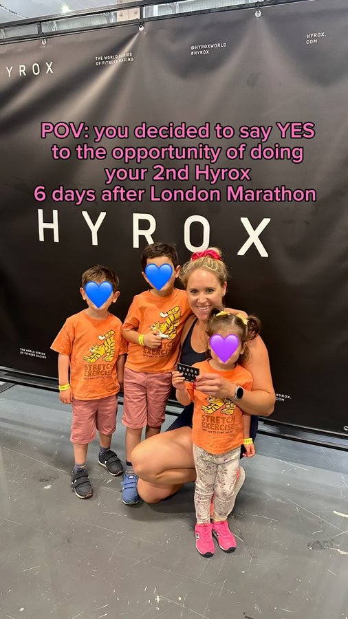 Instagram post by @sarahcampus for Compex. Caption reads: [...] in order to get me to the start line....