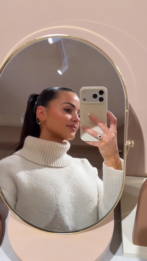 Instagram post by @natalienegrotti for Astrid & Miyu. Caption reads: I got another piercing in NYC I def want more what....
