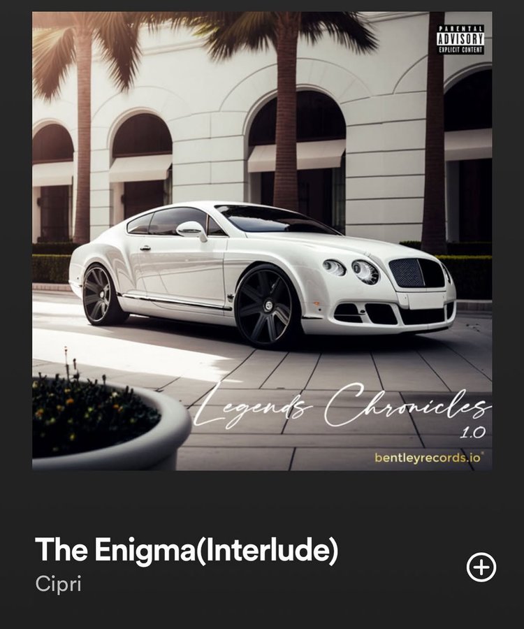 Instagram post by @ciprimusic for BentleyRecords.io. Caption reads: 🚨 new music alert 🚨 
This incredible album just....