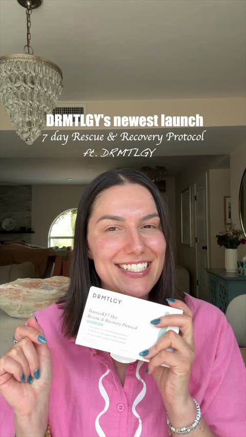 Instagram post by @adaatude for DRMTLGY. Caption reads: introducing you to @drmtlgy’s newest & super....