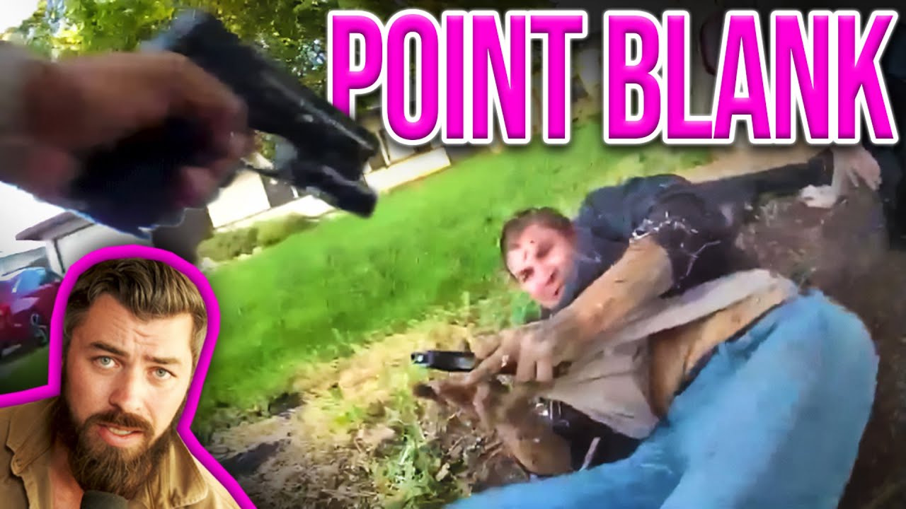YouTube post by @DonutOperator for ExpressVPN. Caption reads: Mugger Shoots Cop POINT BLANK!.