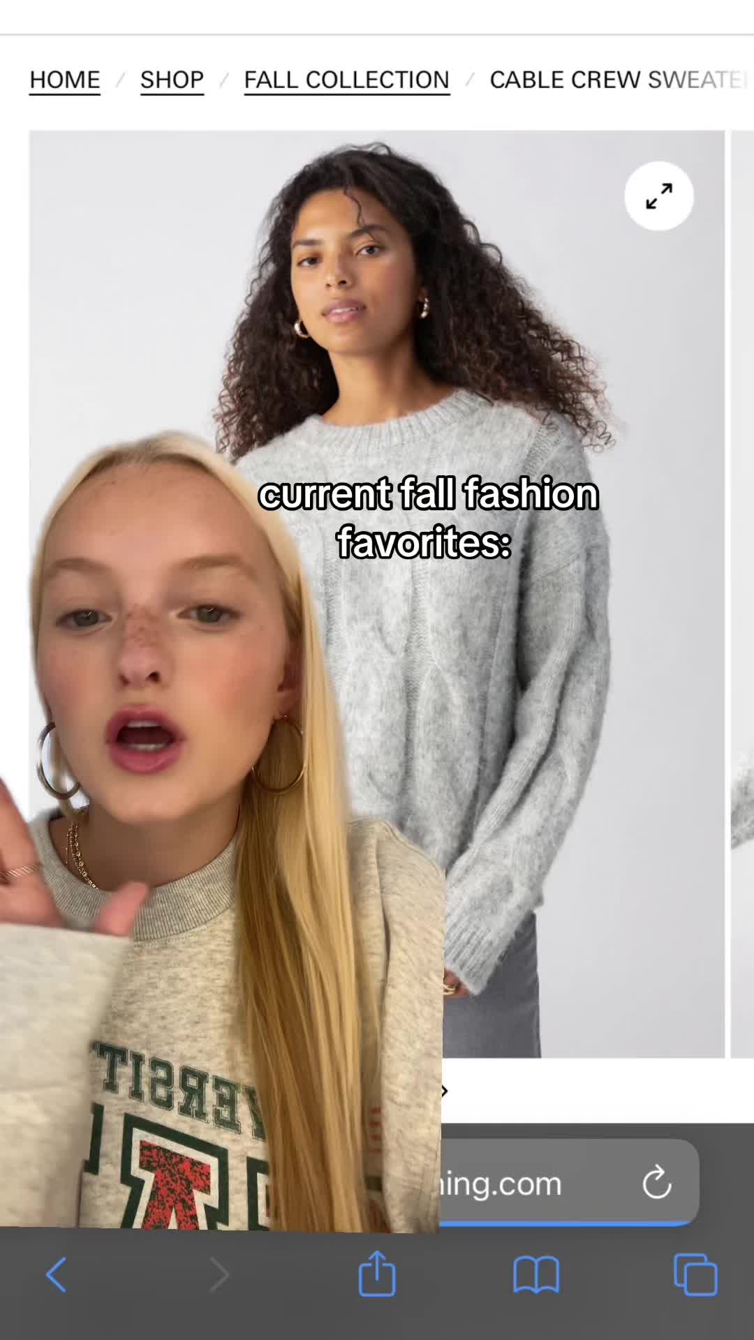 TikTok post by @hannahlizzy_ for Sanctuary Clothing. Caption reads: you need to check out @sanctuaryclothing for all....