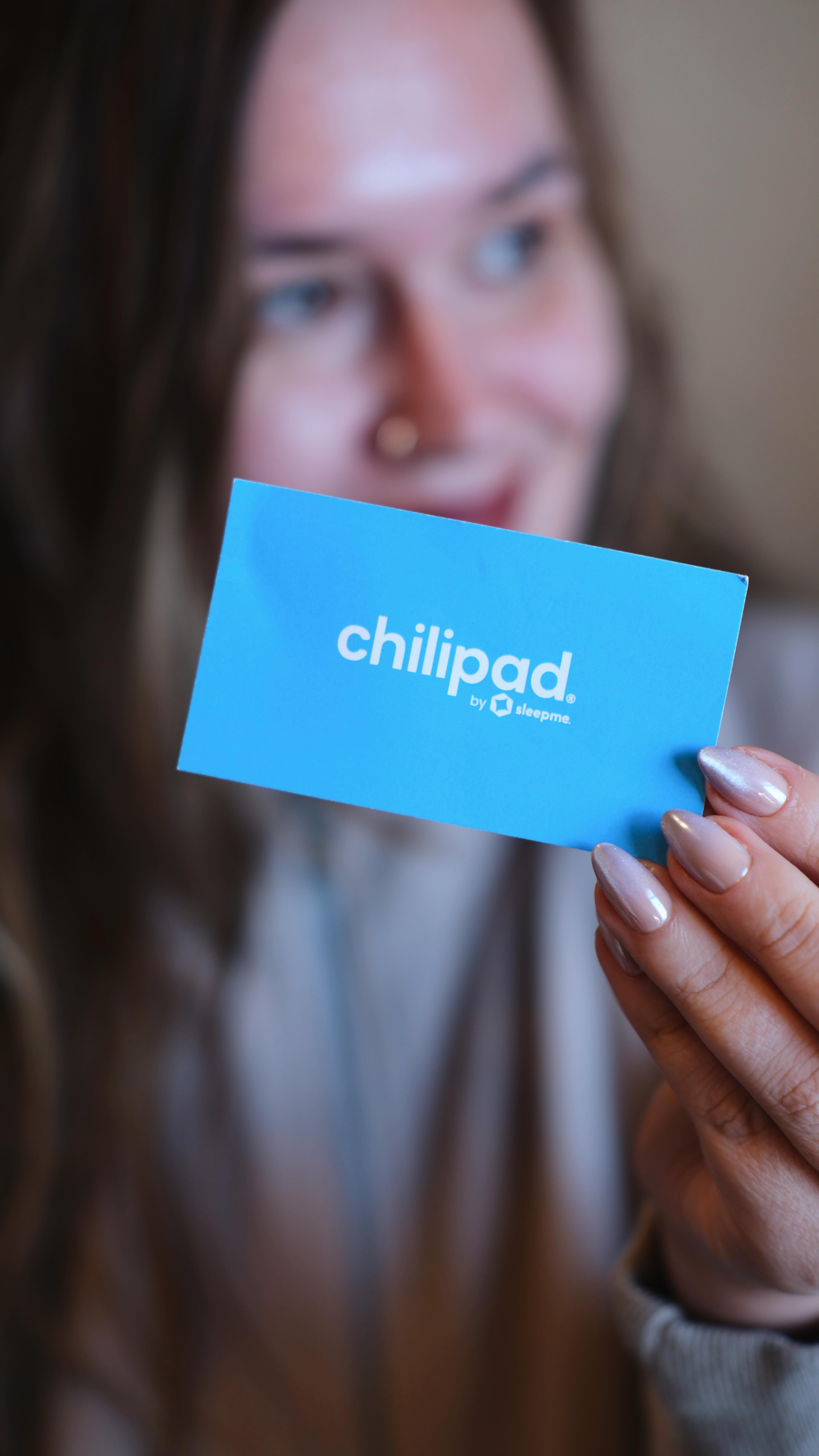 Instagram post by @alyonkashe for Sleepme. Caption reads: [...] Chilipad Dock Pro Bed Cooling System by....