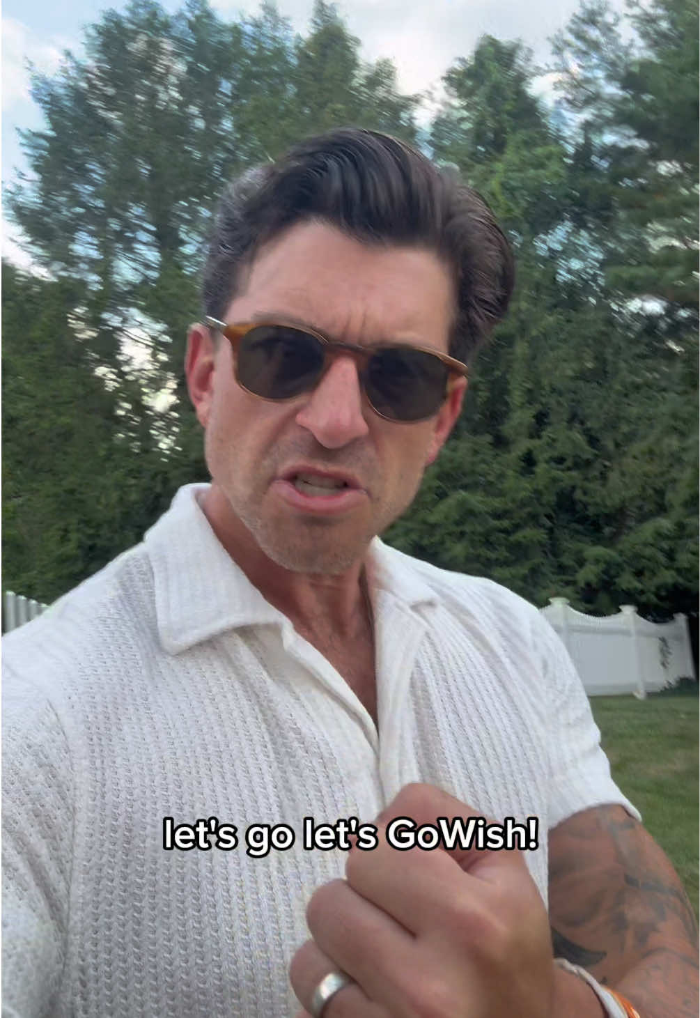 TikTok post by @themcconvillehouse for GoWish. Caption reads: [...] have solved my 🧦 comment issue with @GoWish....