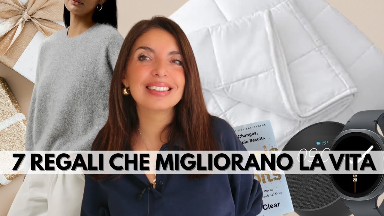 YouTube post by @notimeforstyle for Thinkific. Caption reads: 7 wellness gifts that really improve your life.