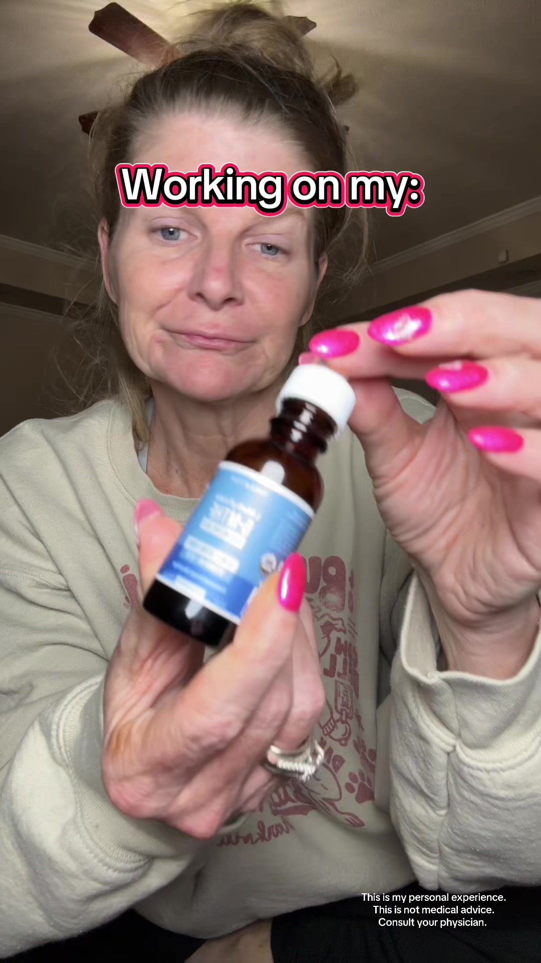 TikTok post by @nursebrandi_newbeginning for Triquetra Health. Caption reads: I’m MTHFR positive, so regular folate just wasn’t....