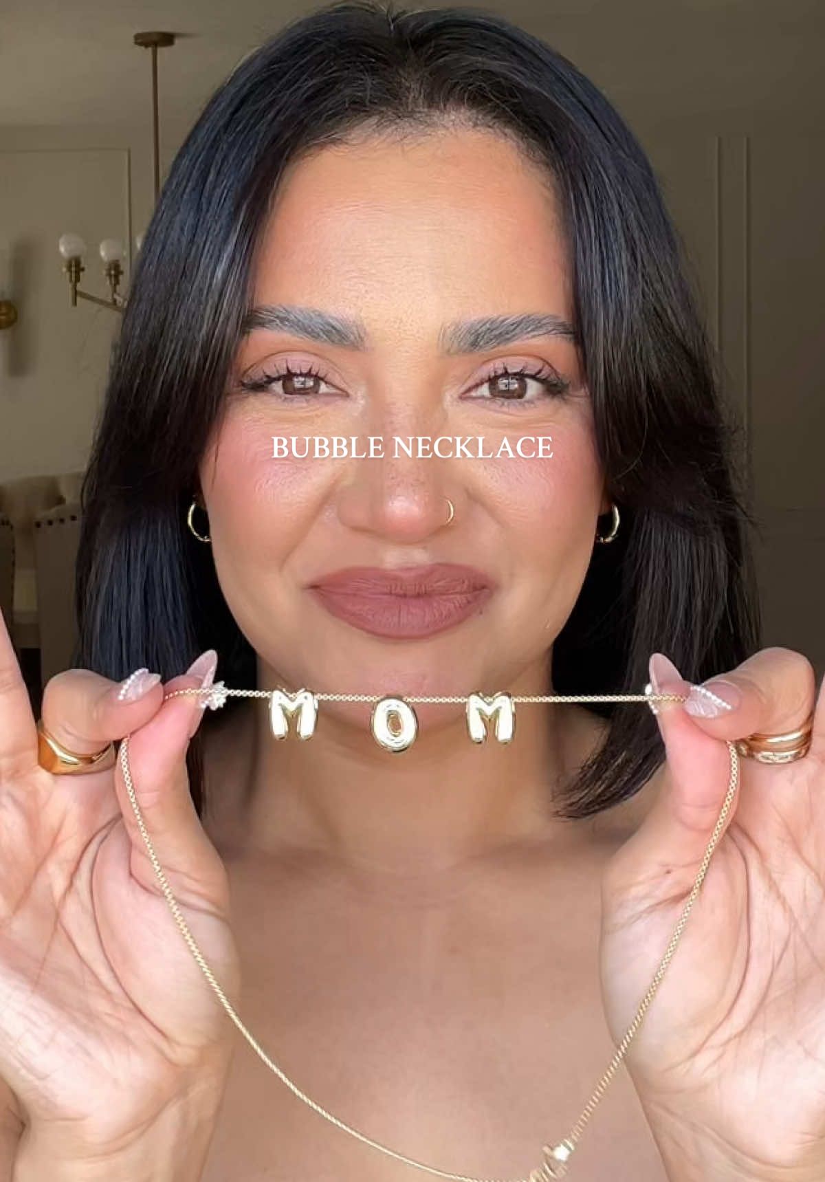 TikTok post by @vaneplyler for KissYan Jewelry. Caption reads: [...] necklace girl! 😍✨ @KissYanOfficial @KissYan....