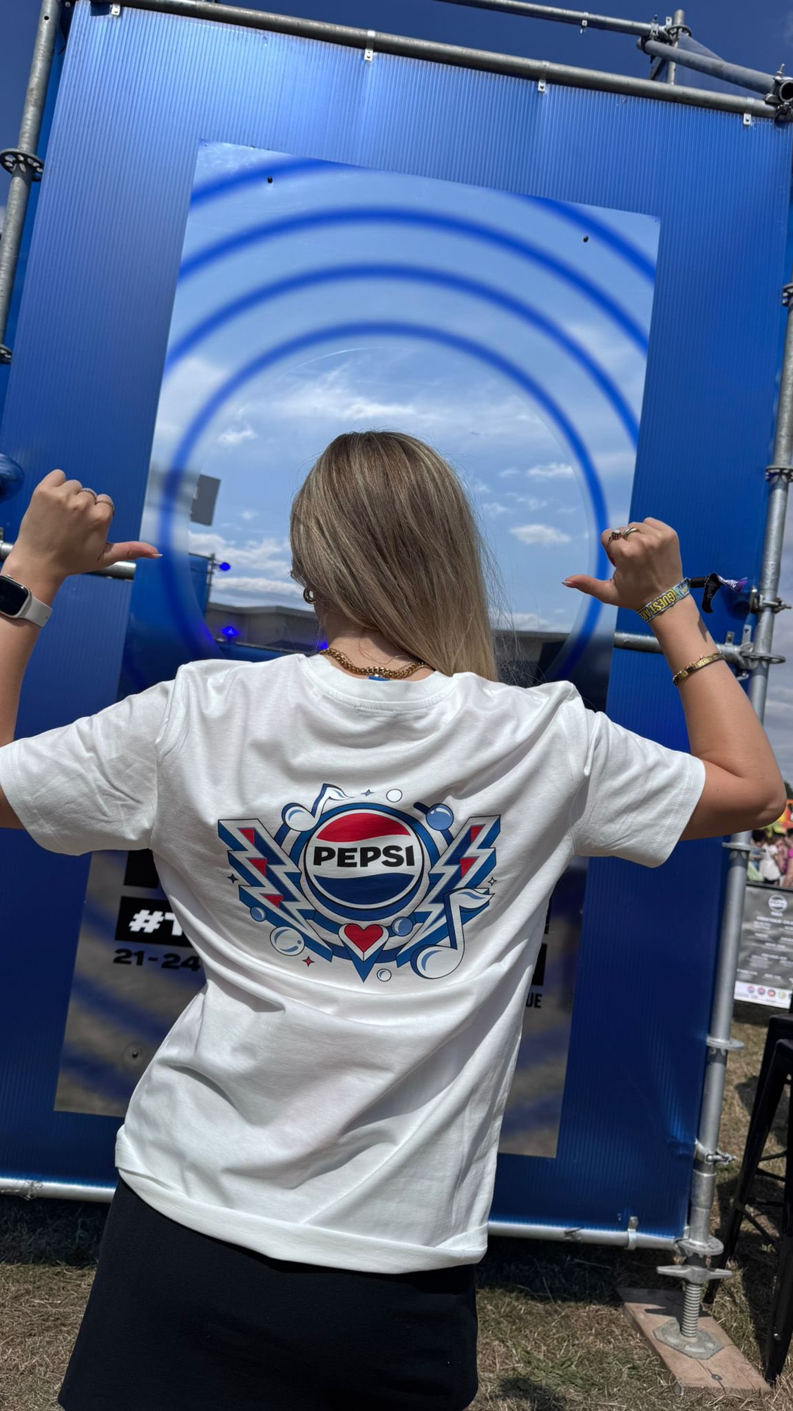 Instagram post by @its_tiannah for Pepsi NL. Caption reads: #AD Things got competitive in the @pepsiuk....