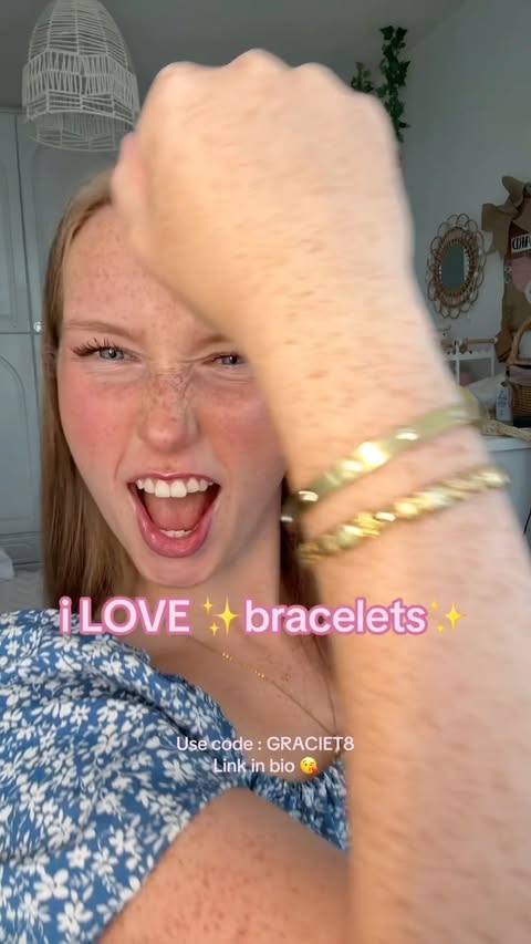 Instagram post by @gracie_malise for EVRY JEWELS. Caption reads: @evryjewels always pulling through with the bling....
