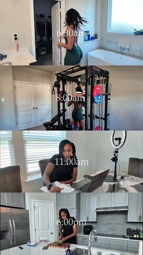 Instagram post by @dahnizia for RitFit. Caption reads: [...] asks about my home gym I have the....