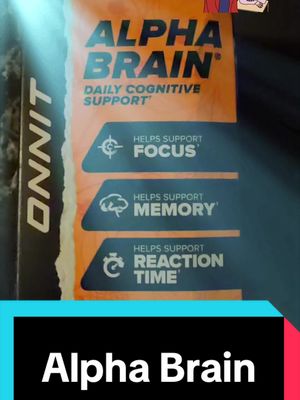 TikTok post by @teamlove.ashcashyy for Onnit. Caption reads: I’m also trying Alpha Brain, and I’m excited to....