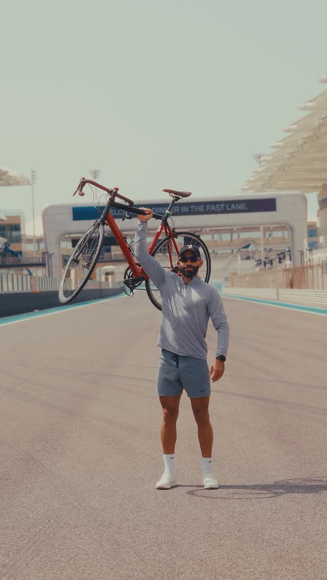 Instagram post by @justsaid for Yas Island. Caption reads: .
#رمضان_أحلى_في_ياس حيث تلتقي القوة والسكينة 🌙💪....