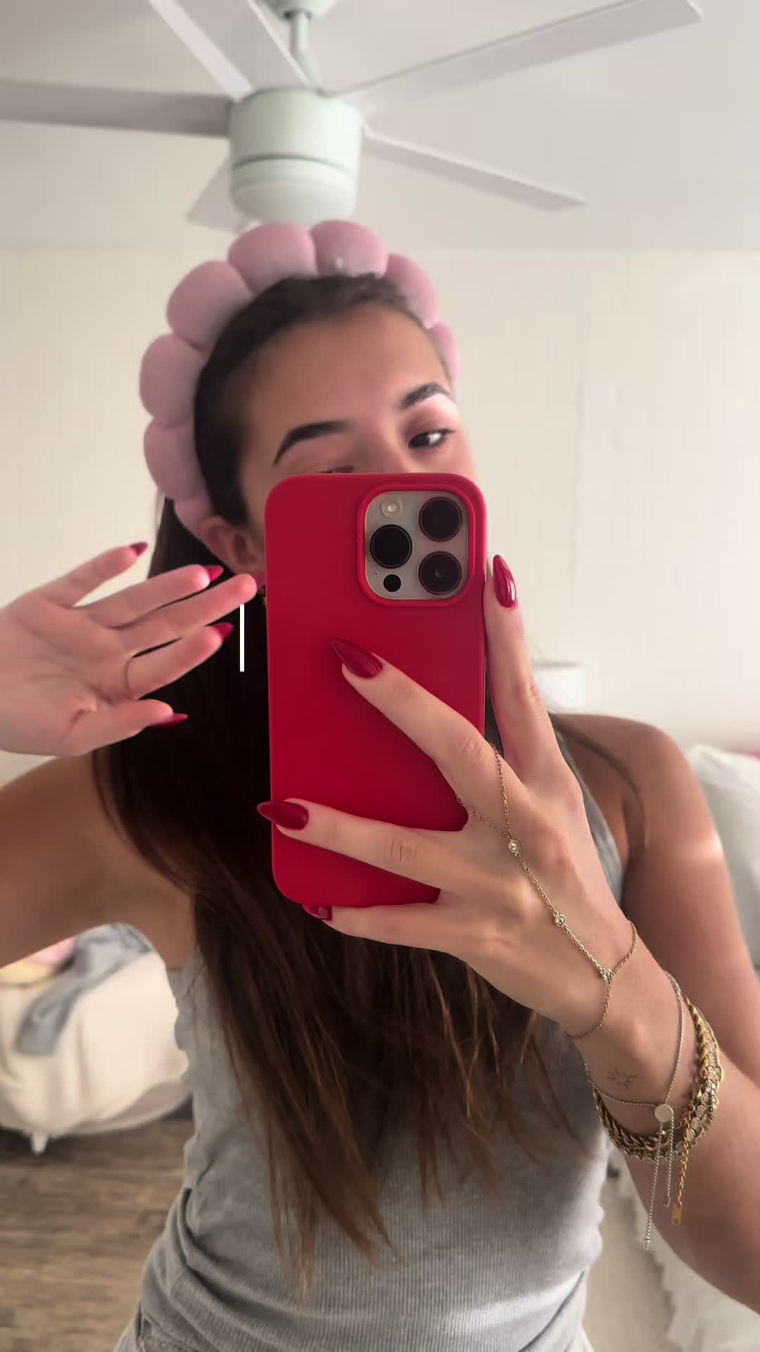 TikTok post by @zigliocarolina for Tower 28 Beauty. Caption reads: happy friday ✨ #vlog #spendthedaywithme #OOTD #fyp....