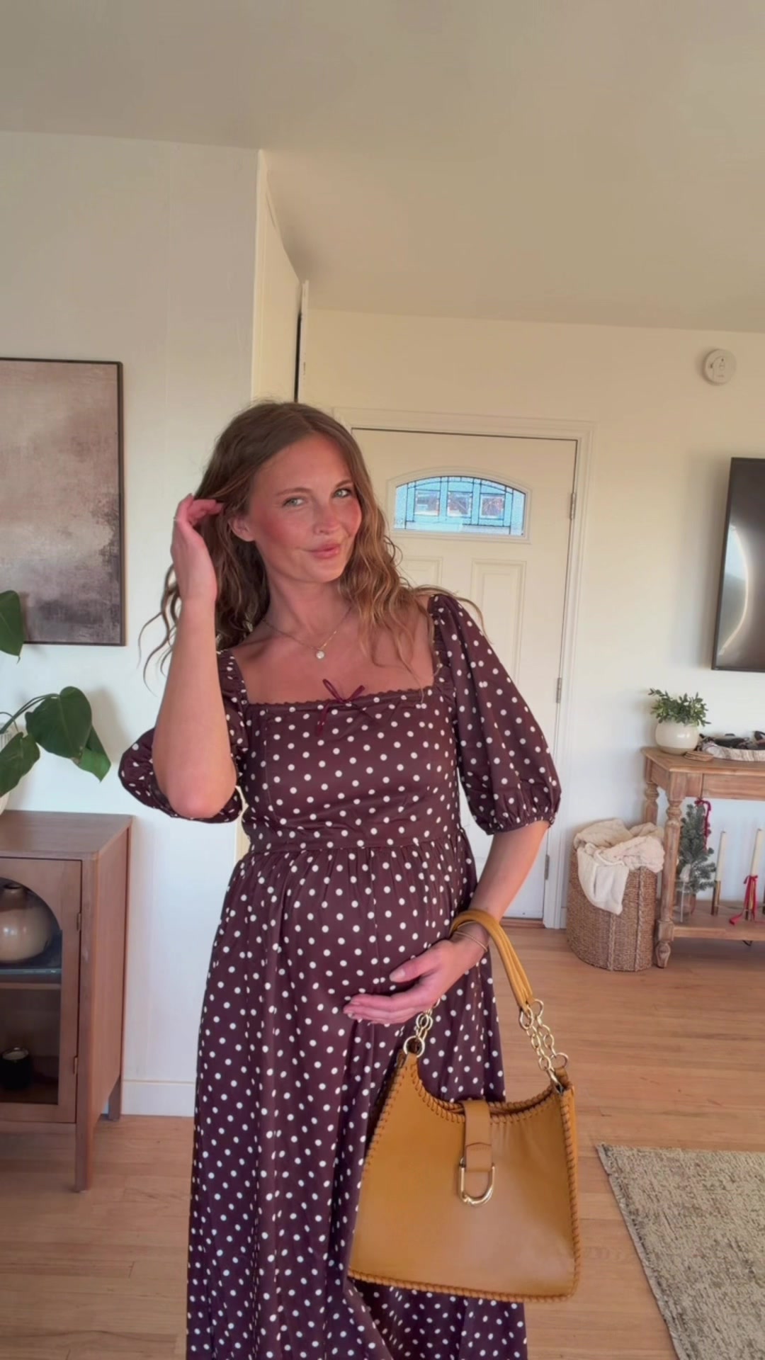 TikTok post by @sarahnorian for PinkBlush Maternity. Caption reads: [...] maternity jeans could be so cute @PinkBlush....