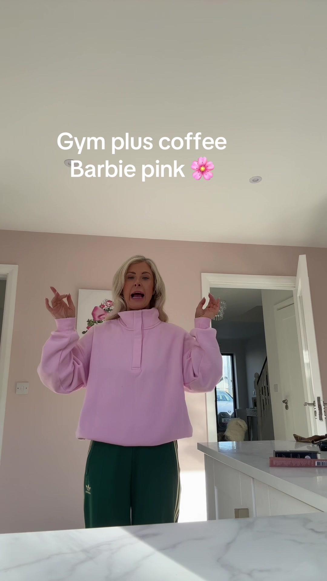 TikTok post by @aislinghurleykelly115 for Gym+Coffee. Caption reads: Gym plus coffee obsessed 🌸@Gym Plus Coffee IE....