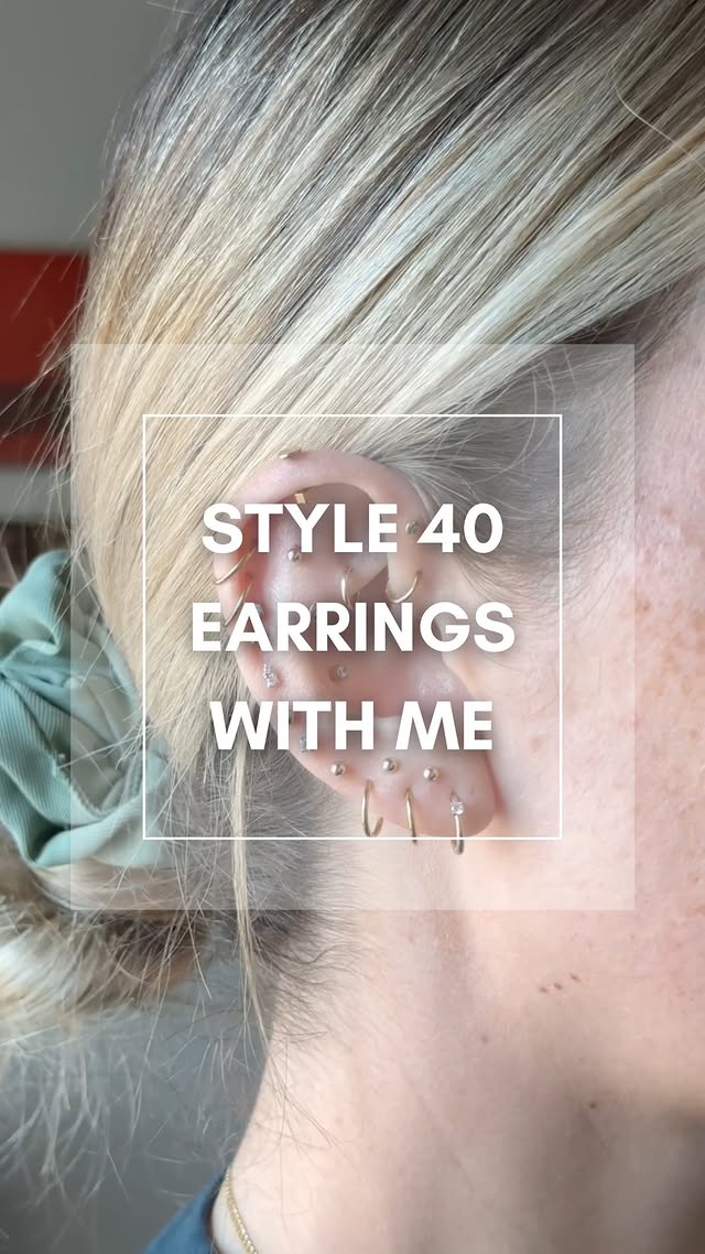 Instagram post by @thedylanjader for Studs. Caption reads: [...] ✨🫶 All earrings in this video are from....