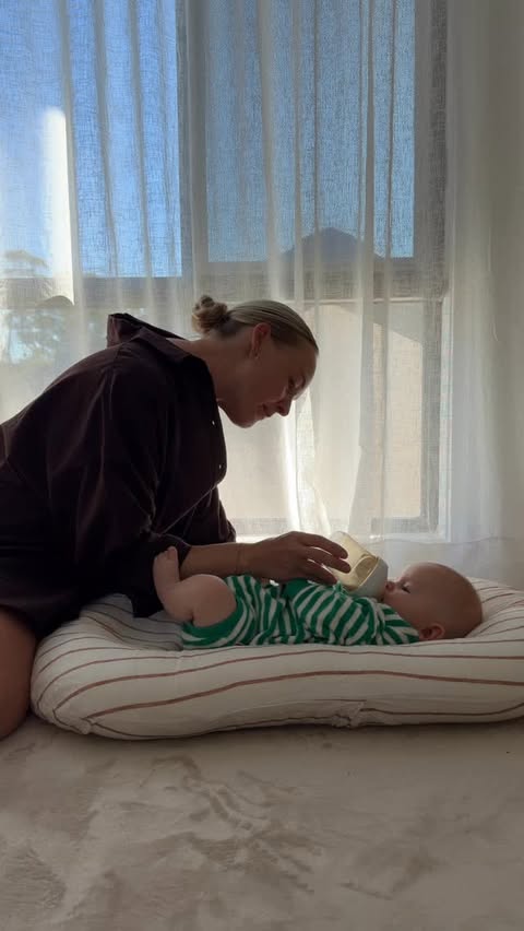 Instagram post by @bethanytaylor2 for Hegen. Caption reads: [...] about introducing a bottle? Thanks to....