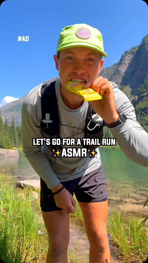 Instagram post by @jeremymille.r for RXBAR. Caption reads: #ad The @rxbar Nut Butter & Oat bar is one of my....